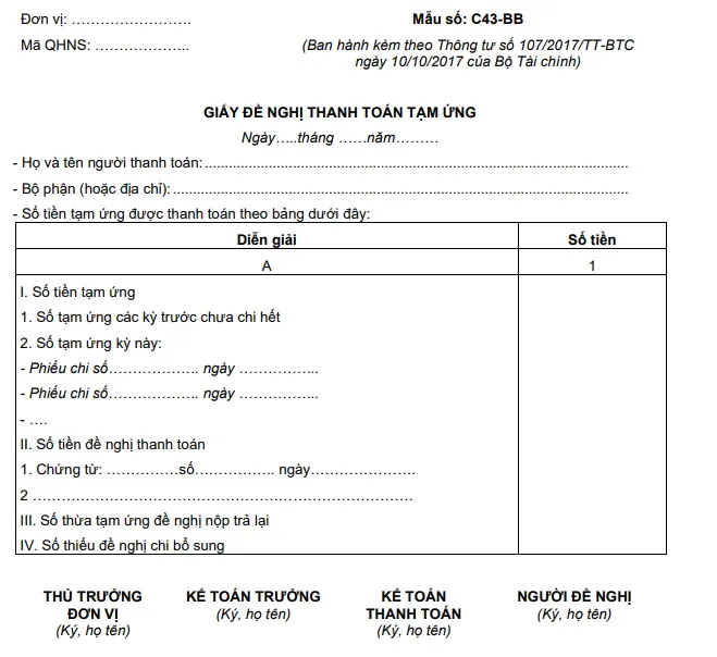 100+ ảnh mẫu đề nghị thanh toán chuẩn chỉnh, hữu ích · ảnh 1