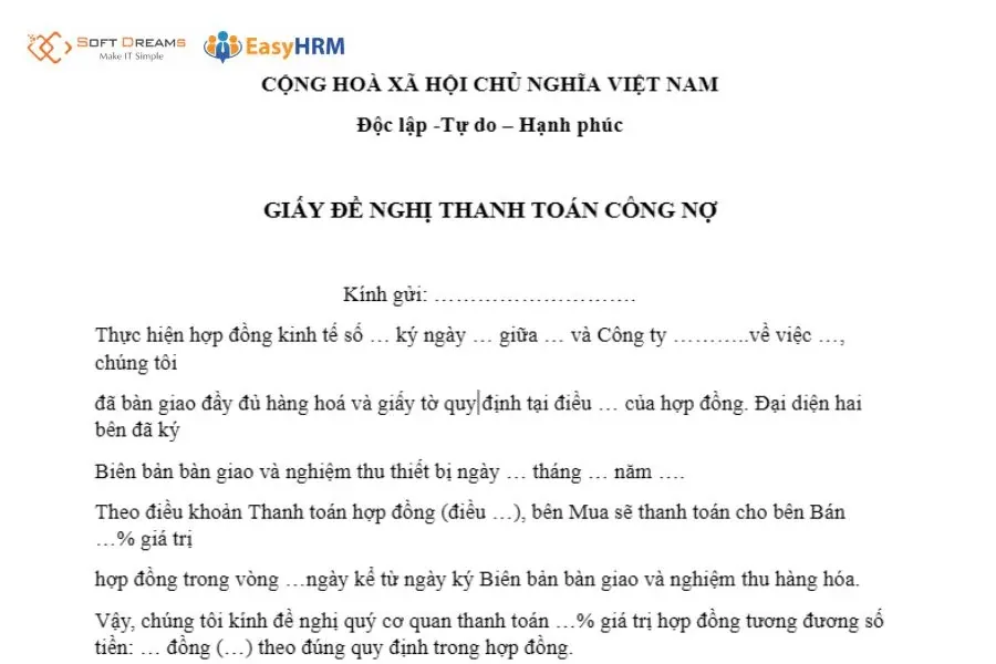 100+ ảnh mẫu đề nghị thanh toán chuẩn chỉnh, hữu ích · ảnh 3