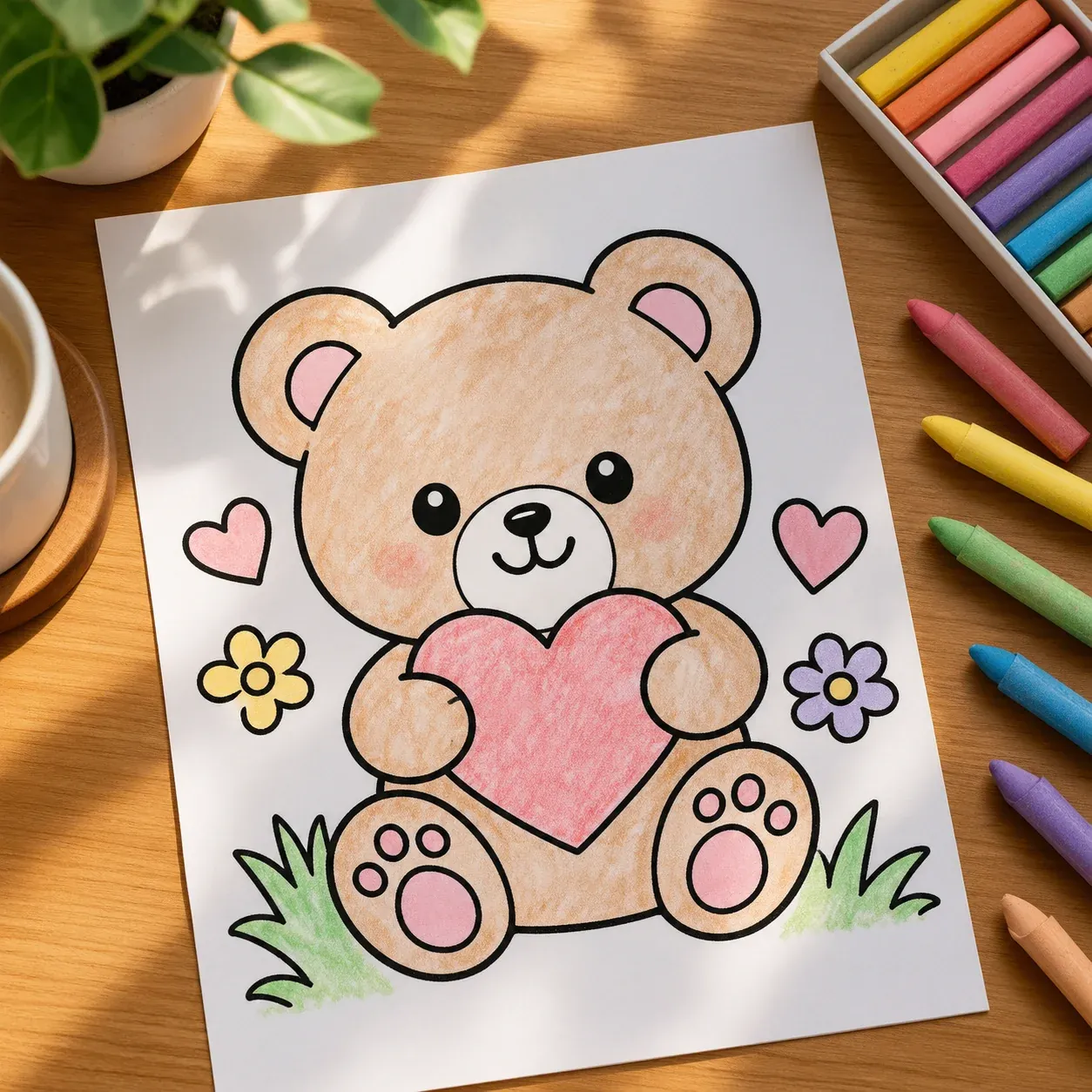 100+ ảnh tranh tô màu cute đáng yêu, sinh động