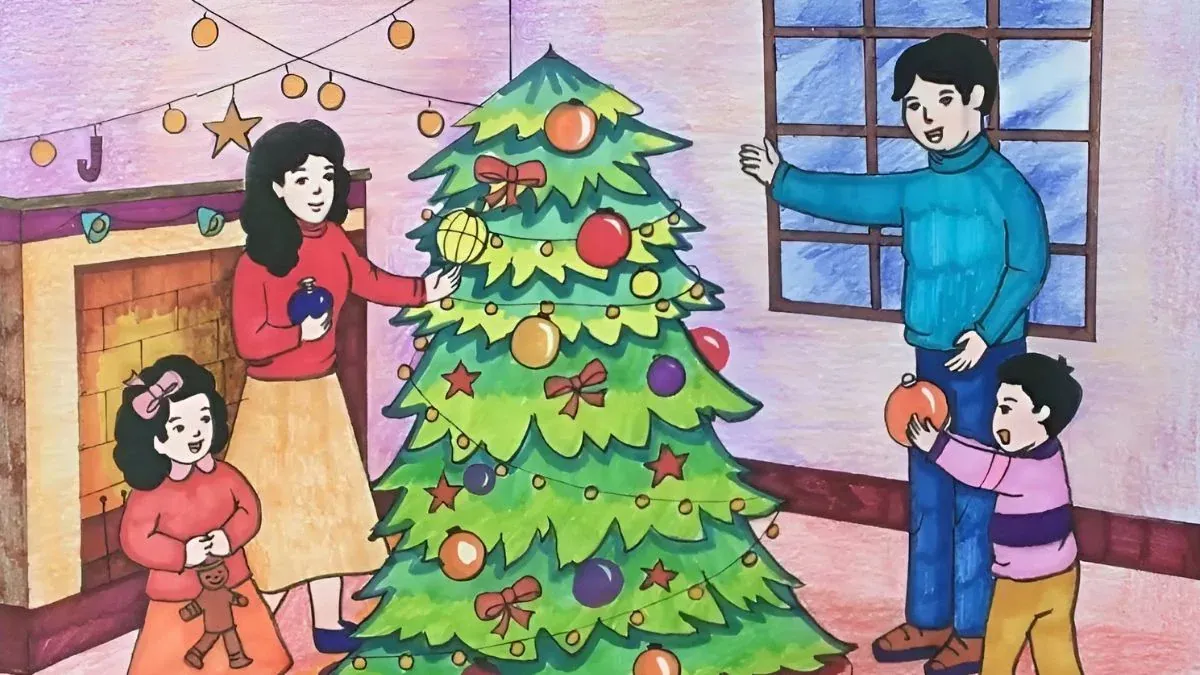 150+ ảnh vẽ tranh lễ hội lớp 6 đẹp và sáng tạo nhất · ảnh 2