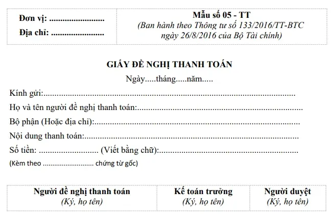 50+ ảnh mẫu đề nghị thanh toán chuyên nghiệp · ảnh 3