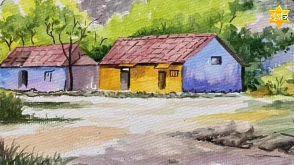 99+ mẫu vẽ tranh phong cảnh đẹp nhất đầy cảm hứng · ảnh 2
