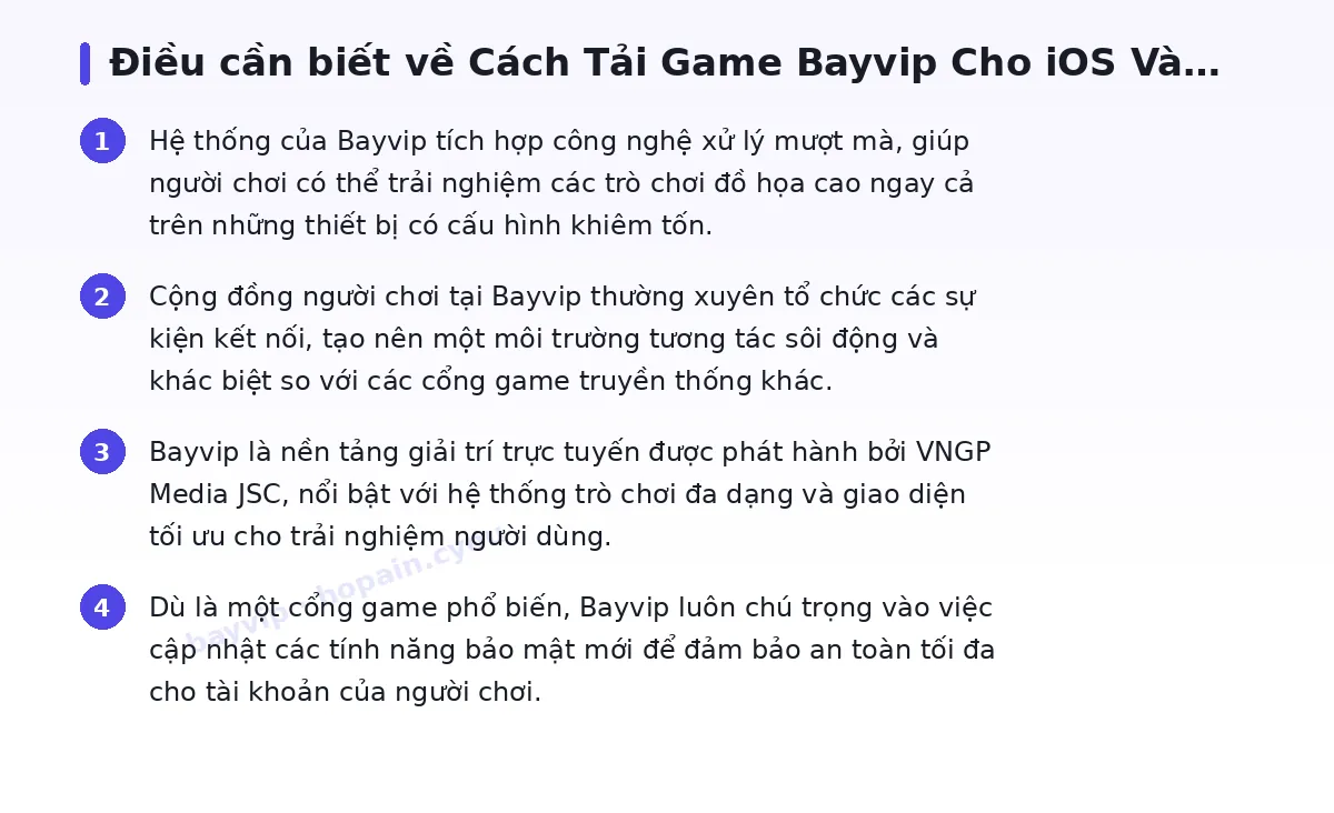 Những điều cần biết về bayvip