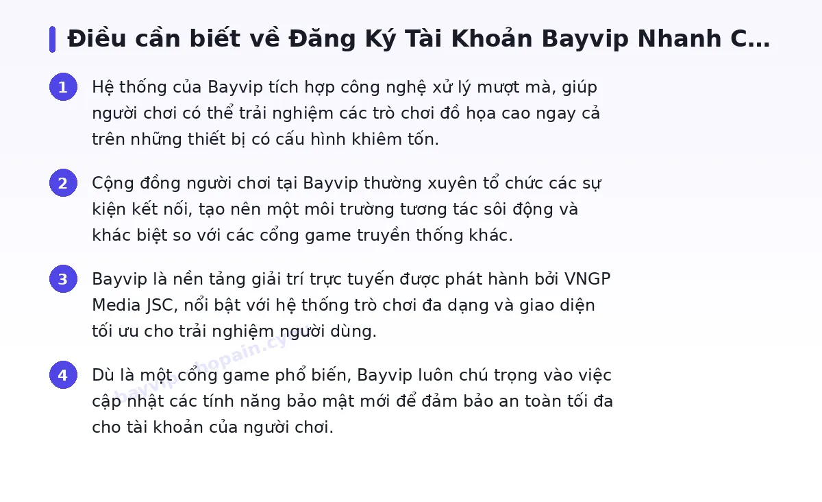 Những điều cần biết về bayvip
