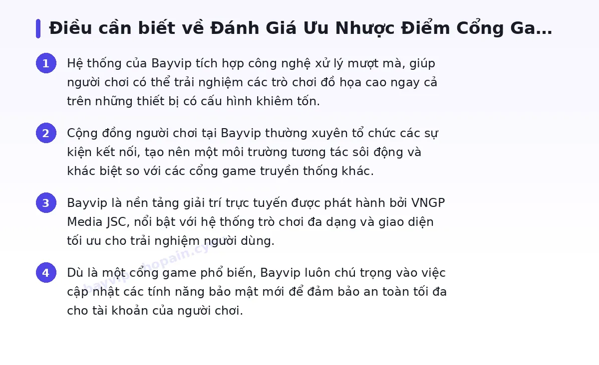 Những điều cần biết về bayvip