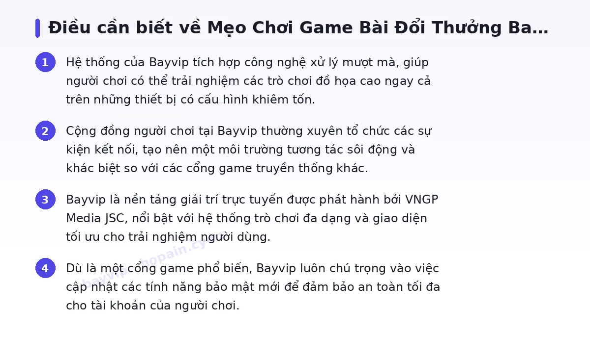 Những điều cần biết về bayvip