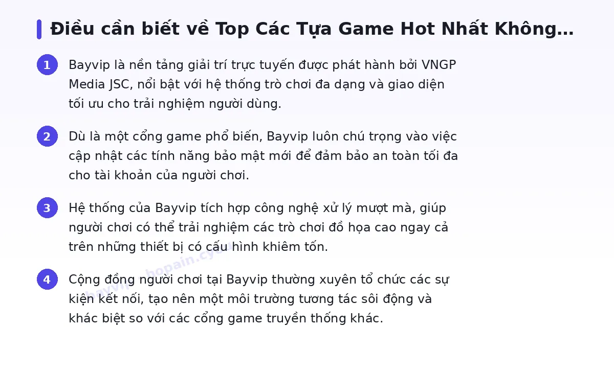 Những điều cần biết về bayvip
