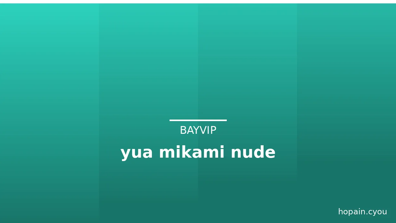 yua mikami nude